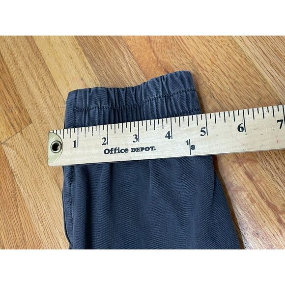 Spanx Women's M Gray Pant Twill Ankle Zip Slash Pockets Cargo Jogger Stretch - Picture 7 of 9